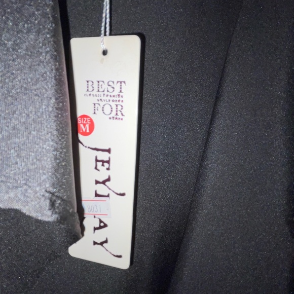 Long Ruffled Collar Overcoat Size M - Picture 3 of 7